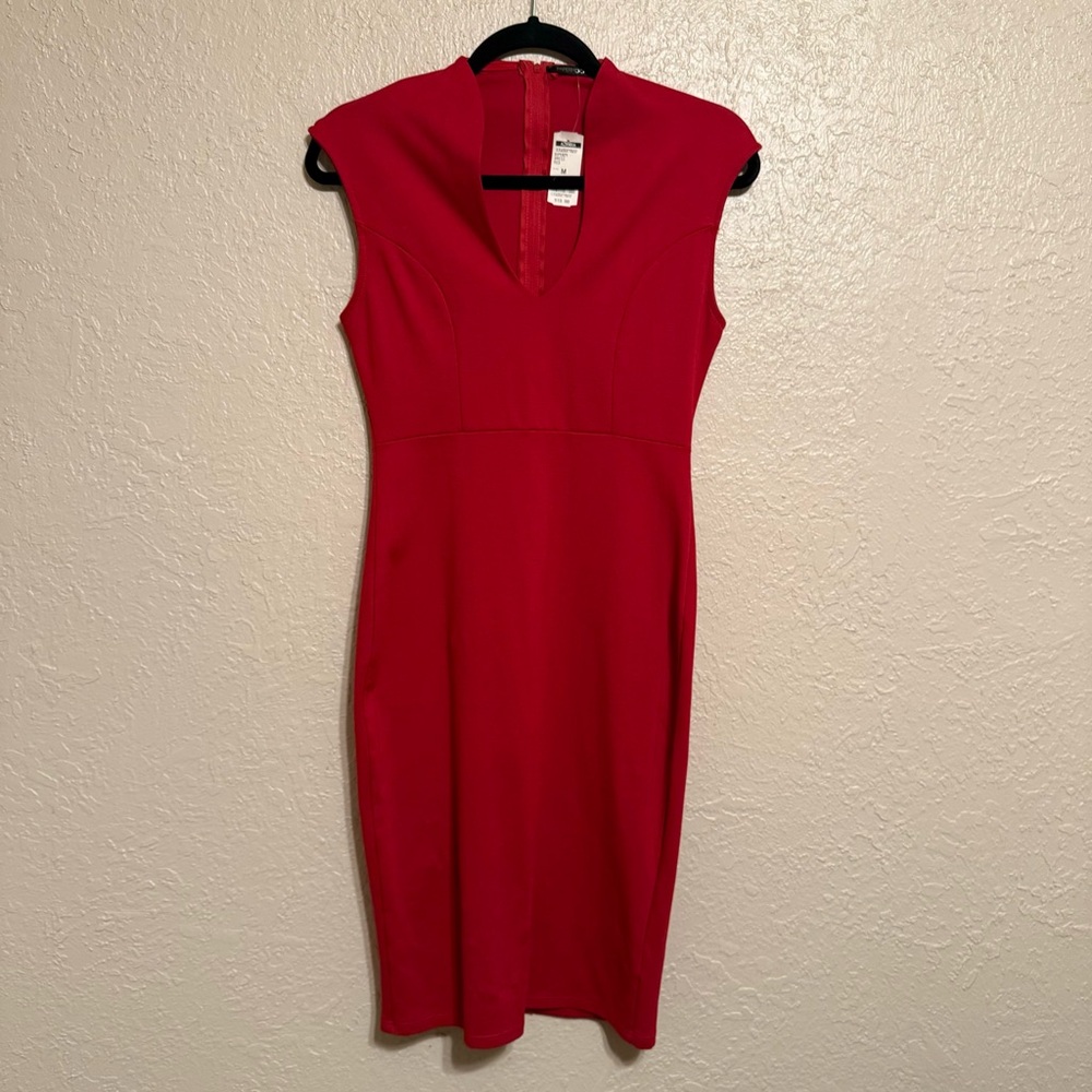 Elegant Red Women's Dress